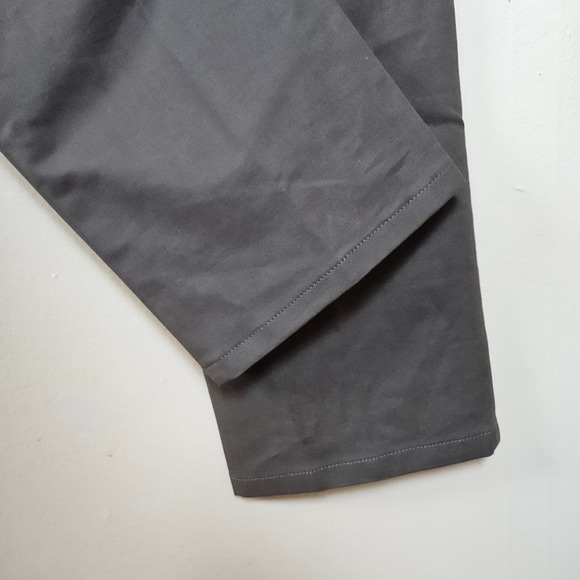 ESQ Fabric by Ing Loro Piana & Co Trousers Men's 34‎ Brown Grey Pants - Picture 6 of 8